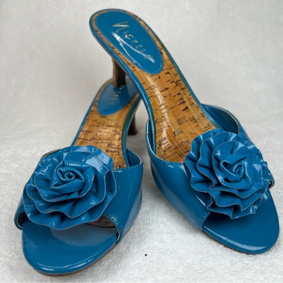 Shoes - Blue Sandals made by Nickel